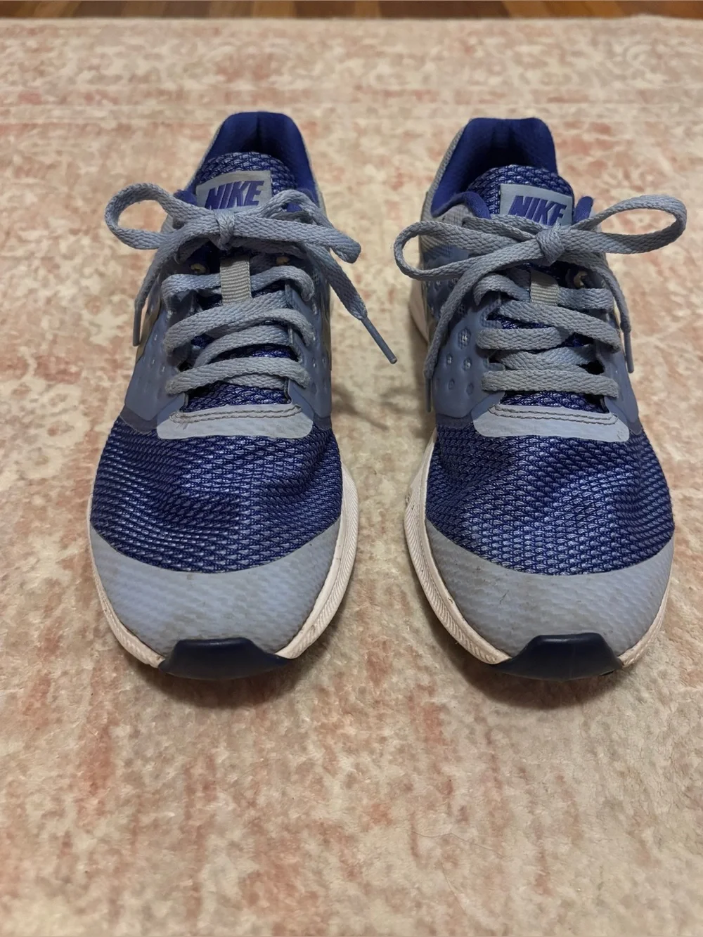 Kids Nike Shoes Blue Athletic Sneakers - Size 4.5